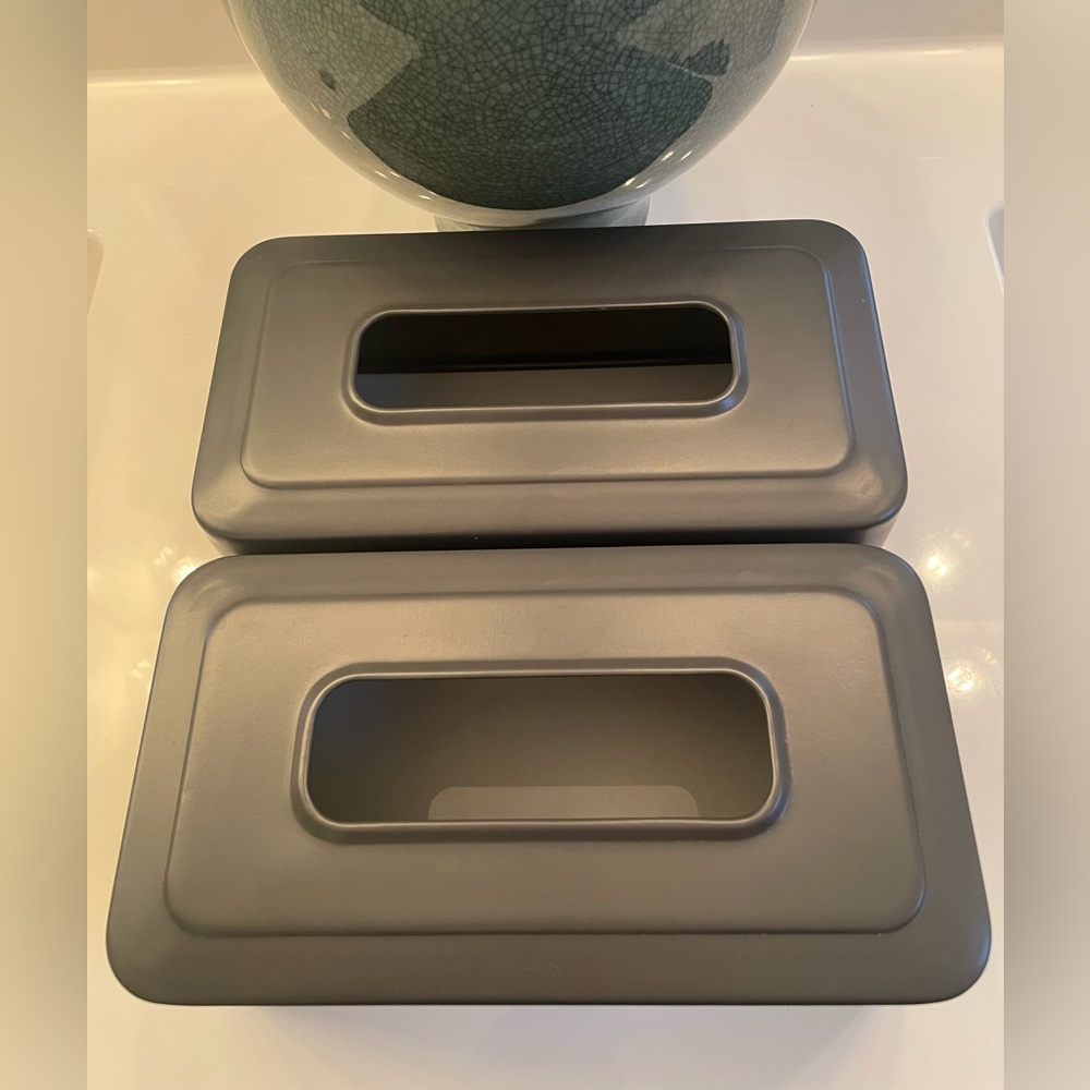 Facial Tissue Holders Set of Two